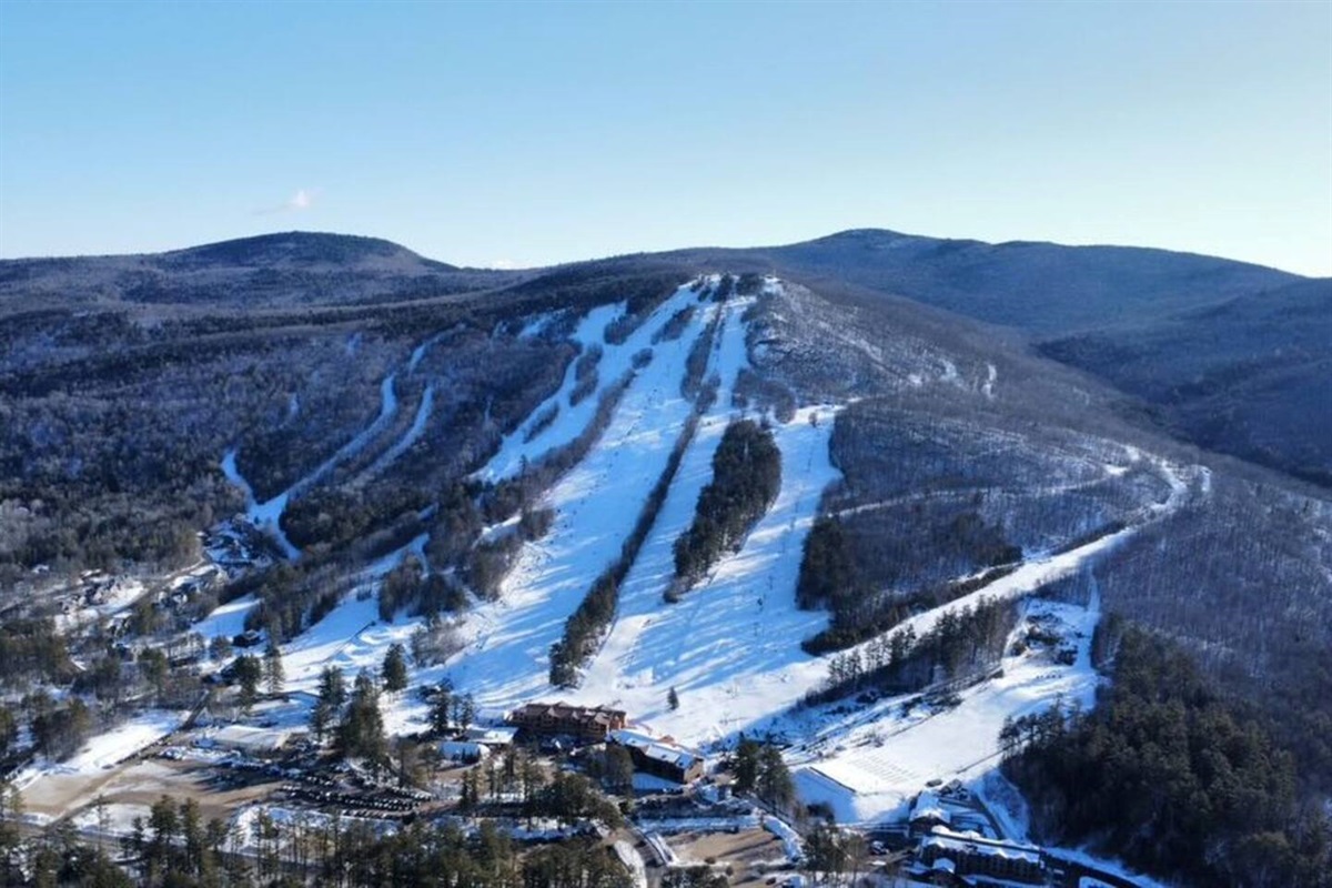 Cranmore Mountain sprayed and ready to go for the ski season! 