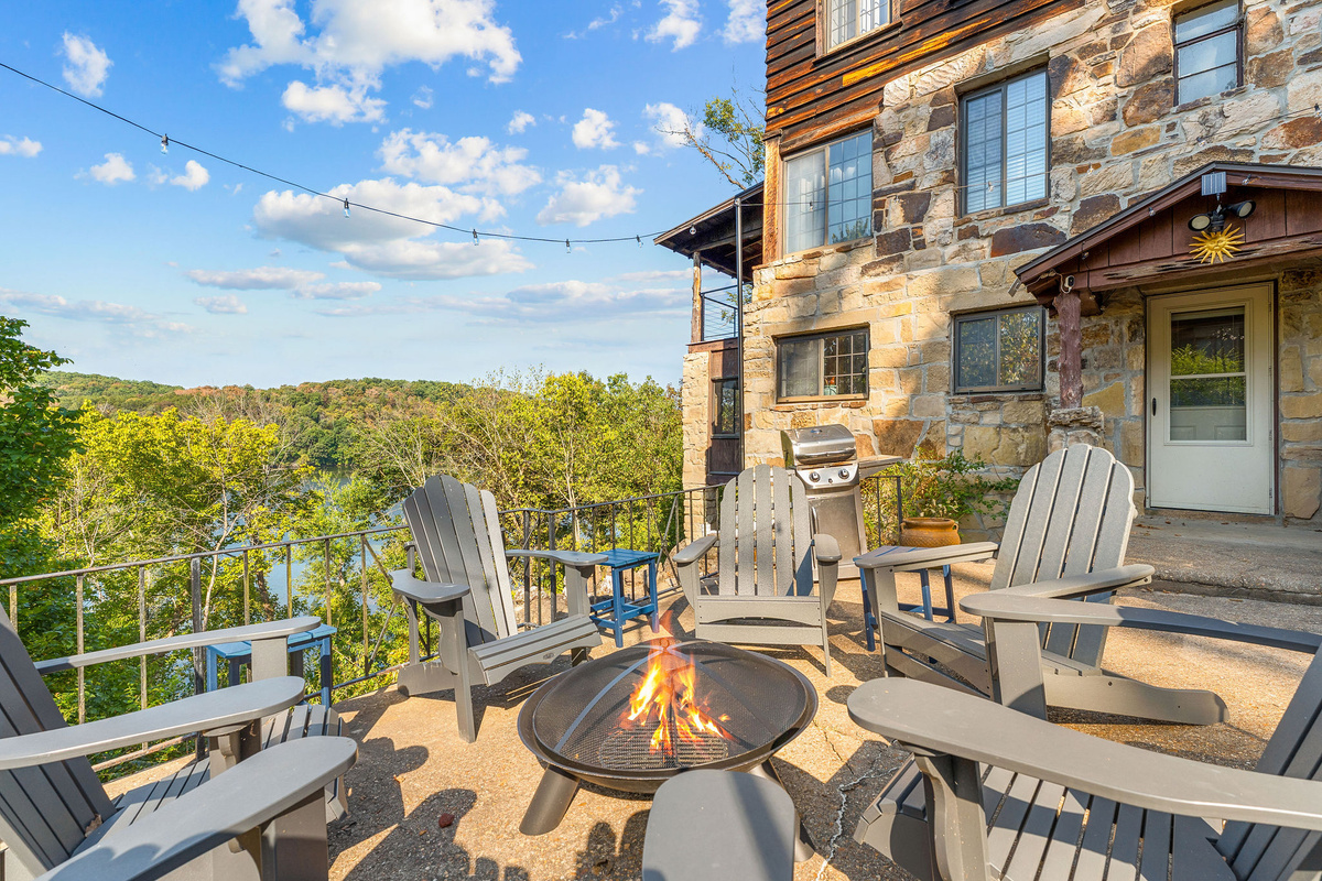 A crackling fire, cool Ozark air, and nowhere else you need to be.