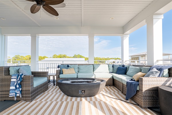 3rd Floor Patio Firepit