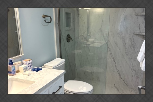 Upgraded Master bath ensuite