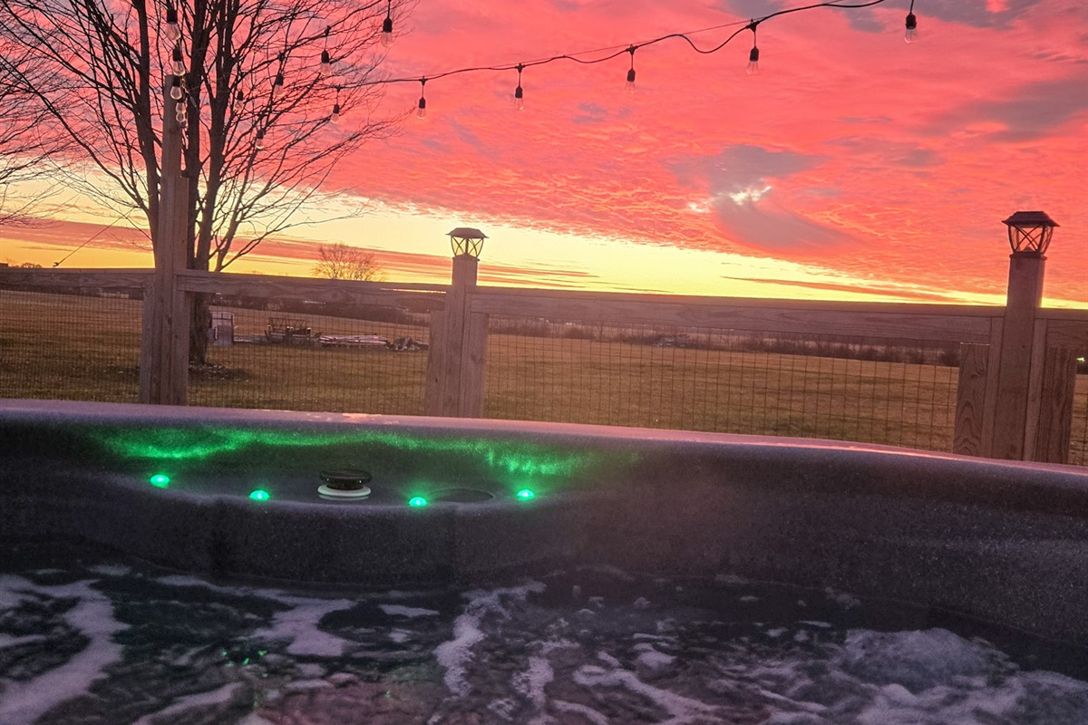 Our sunsets. This is the real deal. NO filters were used in this pic.