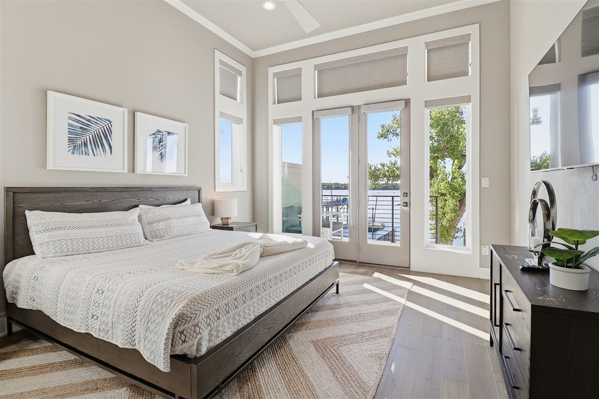 Bedroom 2 King Bed (main level)