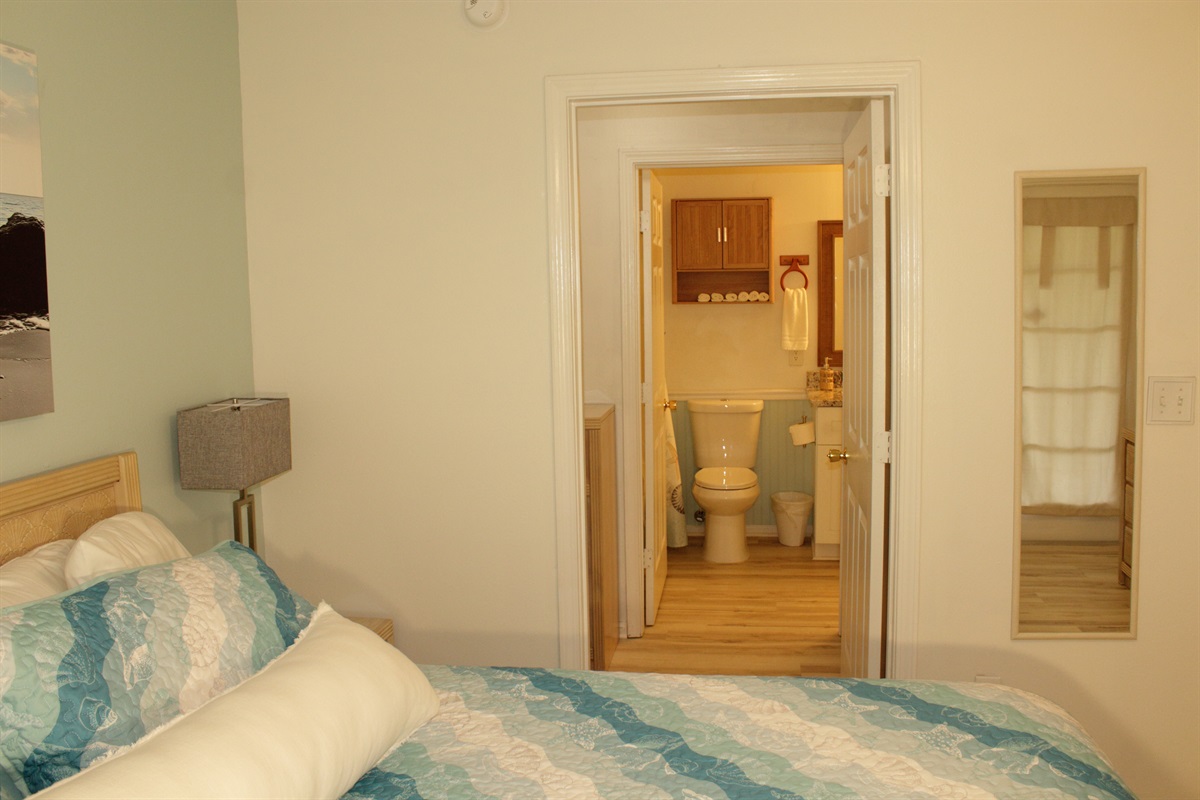 Bedroom w/ Bathroom access 