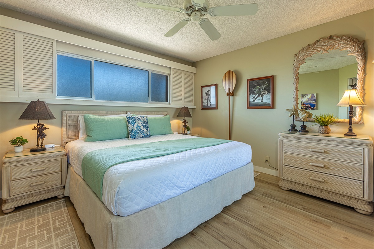 Sliding Shutters and Frosted Glass For Added Privacy