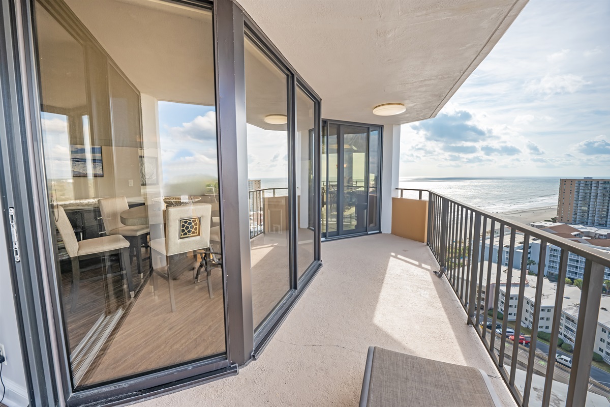 Amazing View from the Balcony!