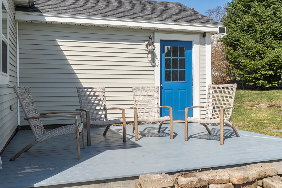 Additional outdoor seating 