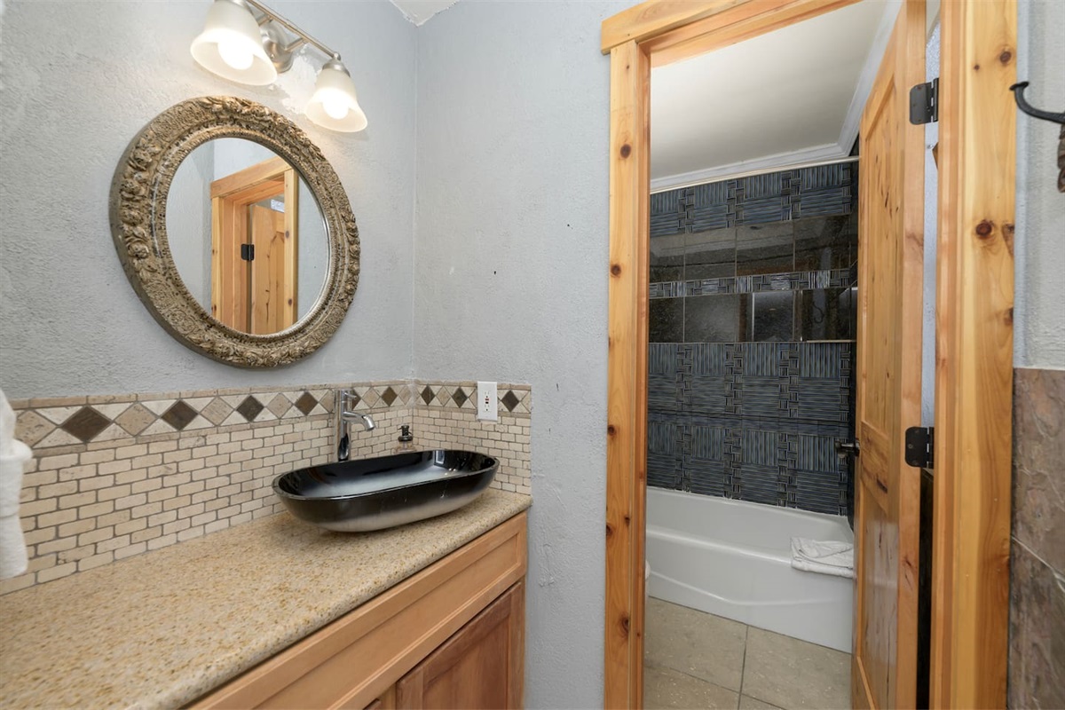 Bath attached to bedroom 3