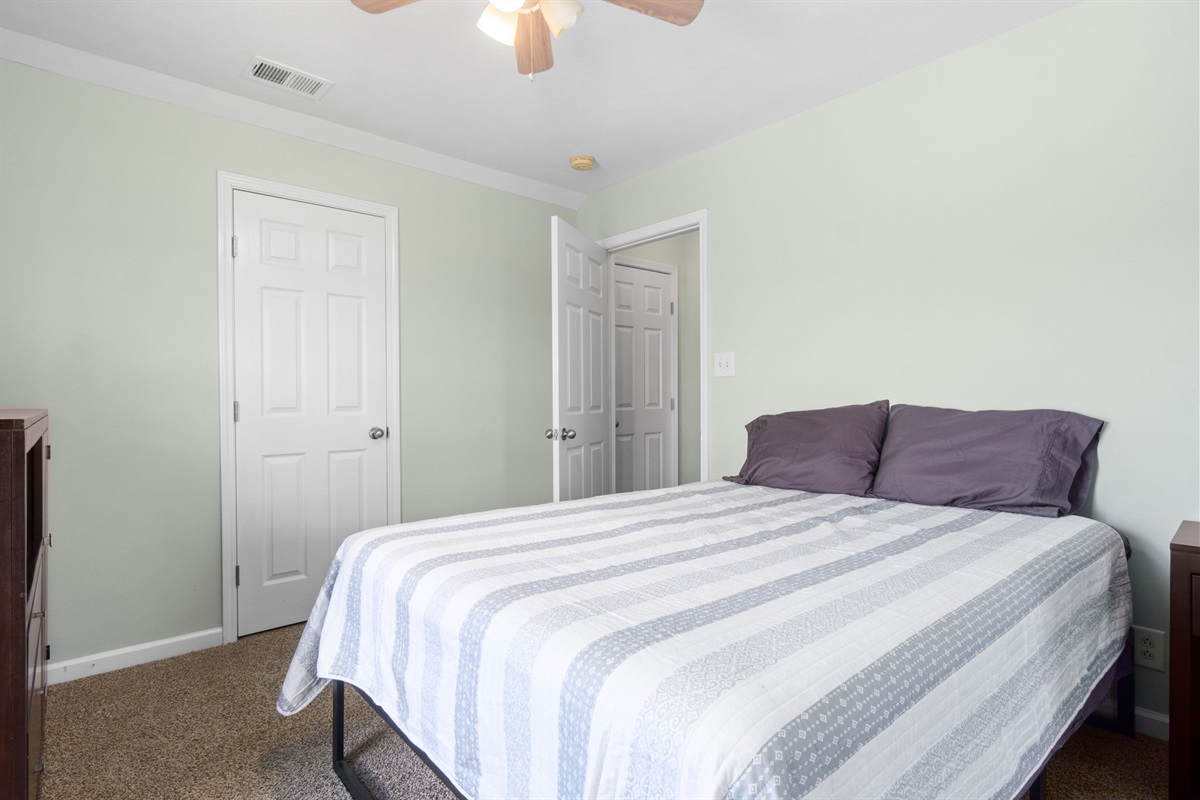 Large bathroom upstairs with three large bedrooms