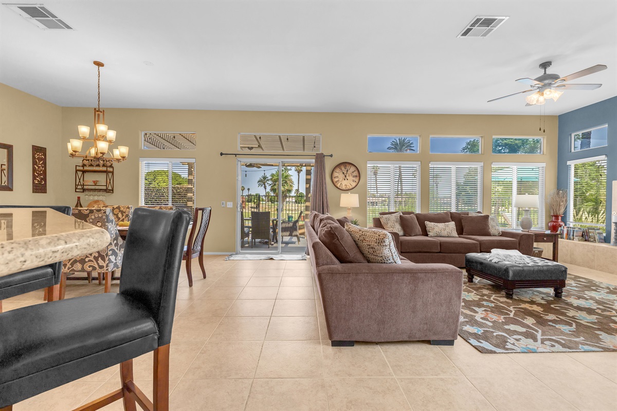 Open living area