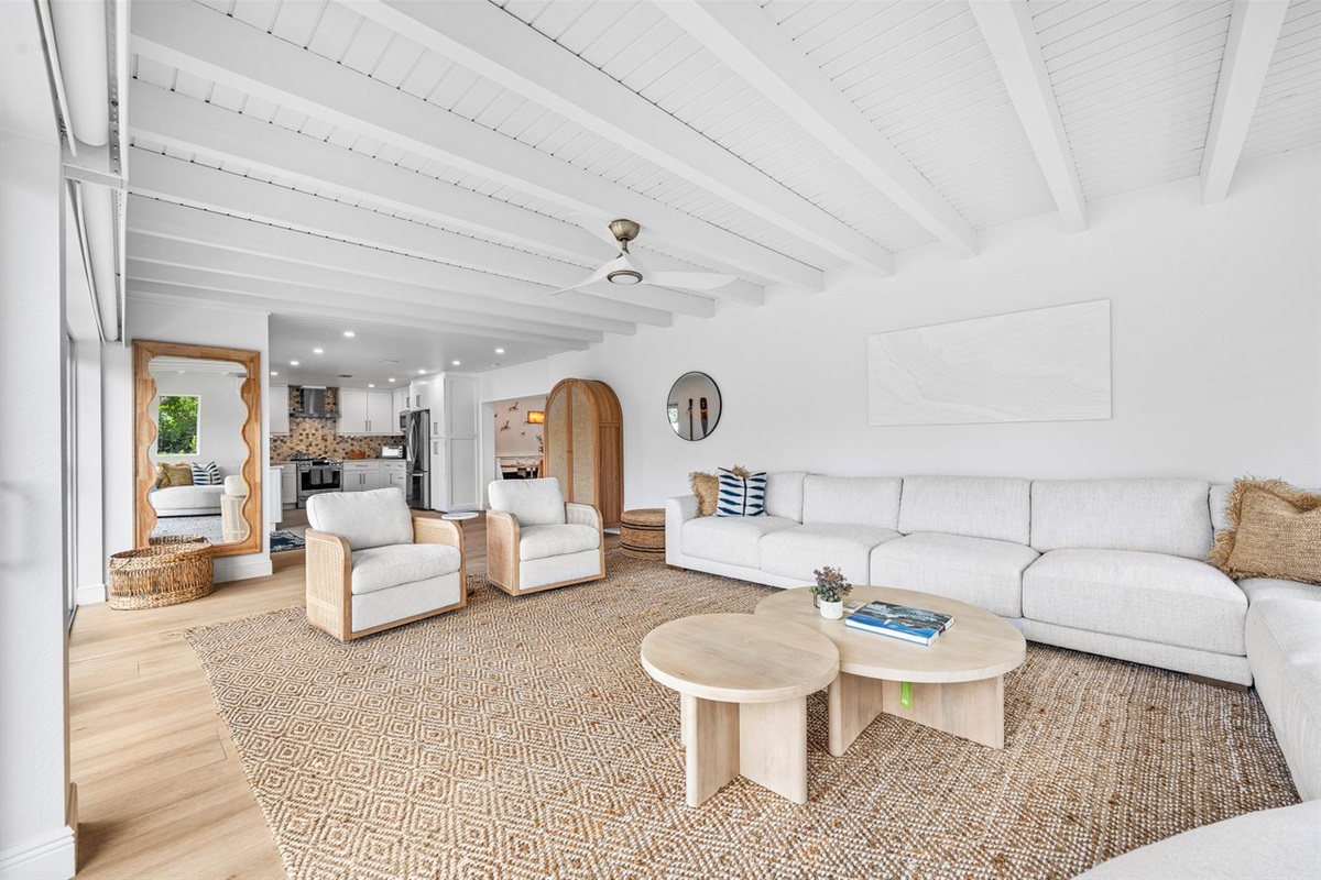Spacious comfort takes center stage with plush seating and an open layout designed for effortless entertaining.