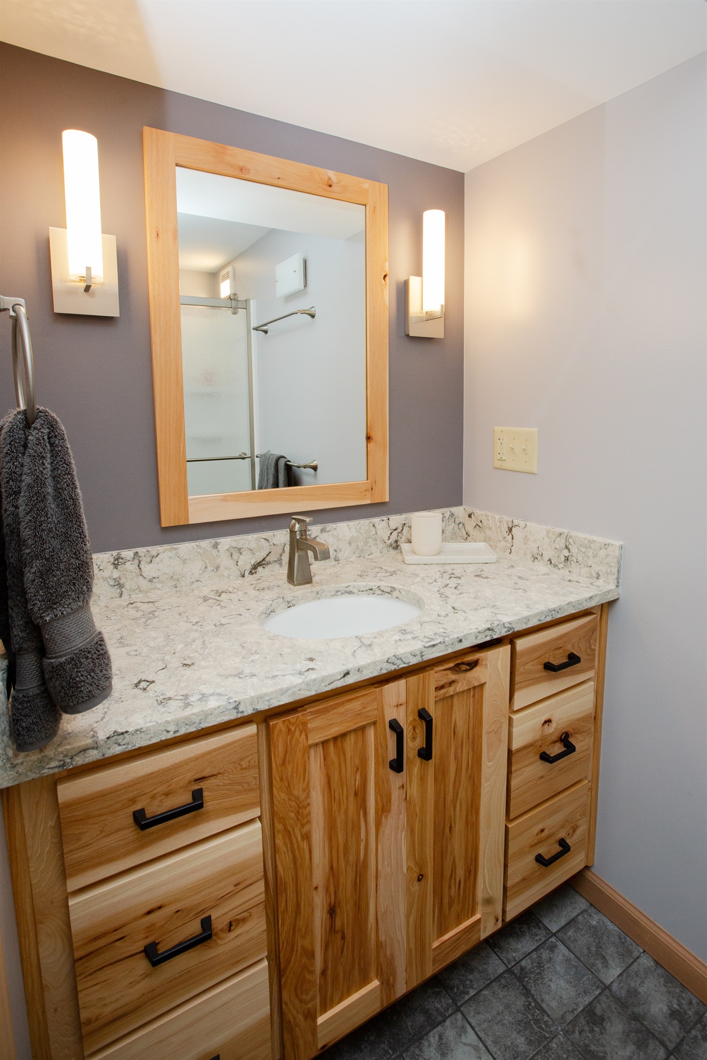 Bathroom 3 in Hall between Bed 3 & 4 (not shown is full shower & 2nd vanity)