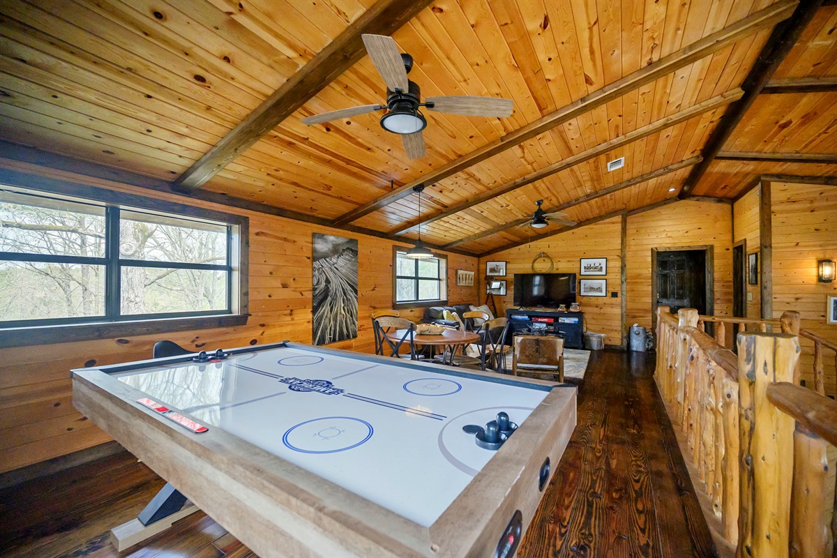 Loft Area with Air Hockey