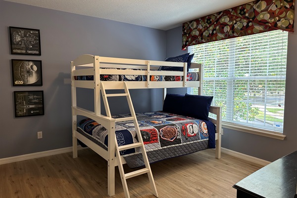 Twin over Full/Double Bunk Room #1