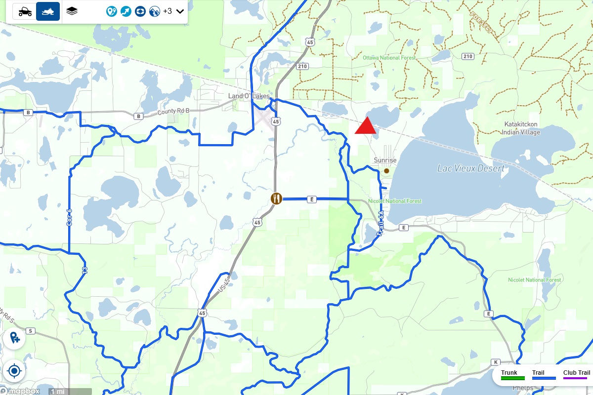Snowmobile Trail Map