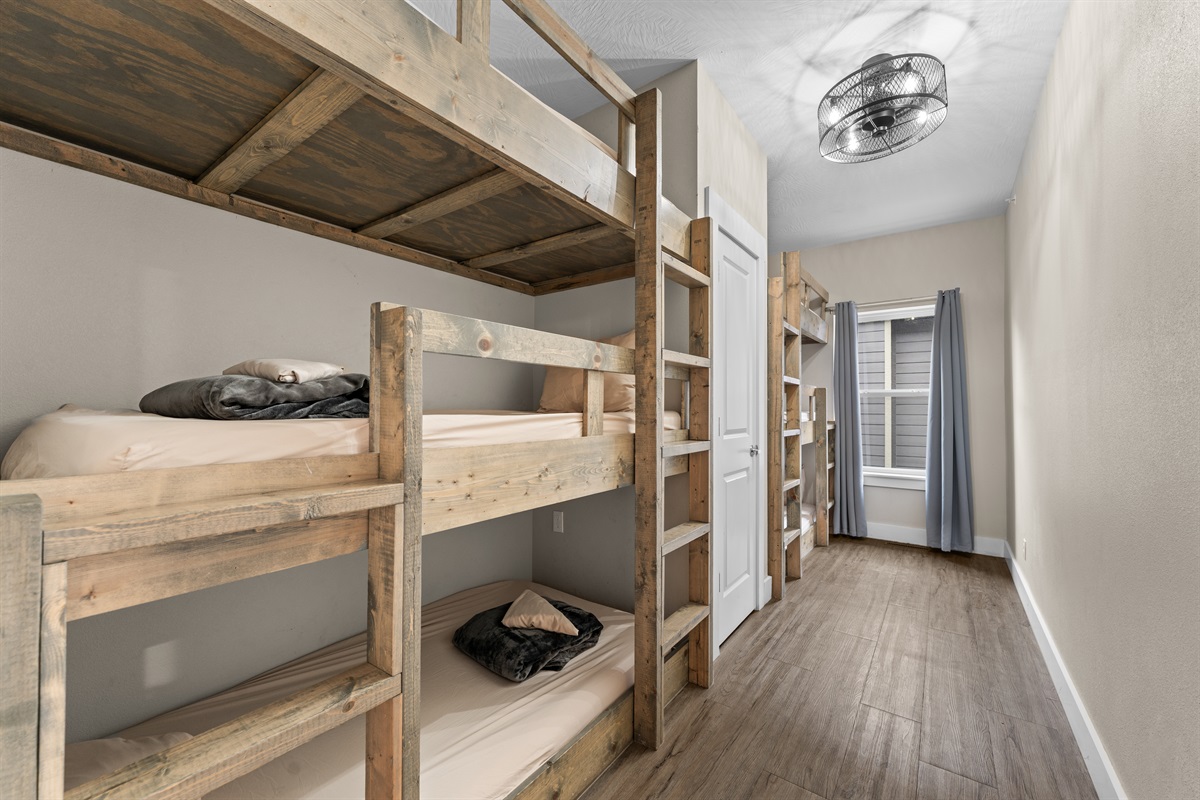 Bedroom #9/ Main Level Bunk Room With Shared Bathroom Across the Hall.
