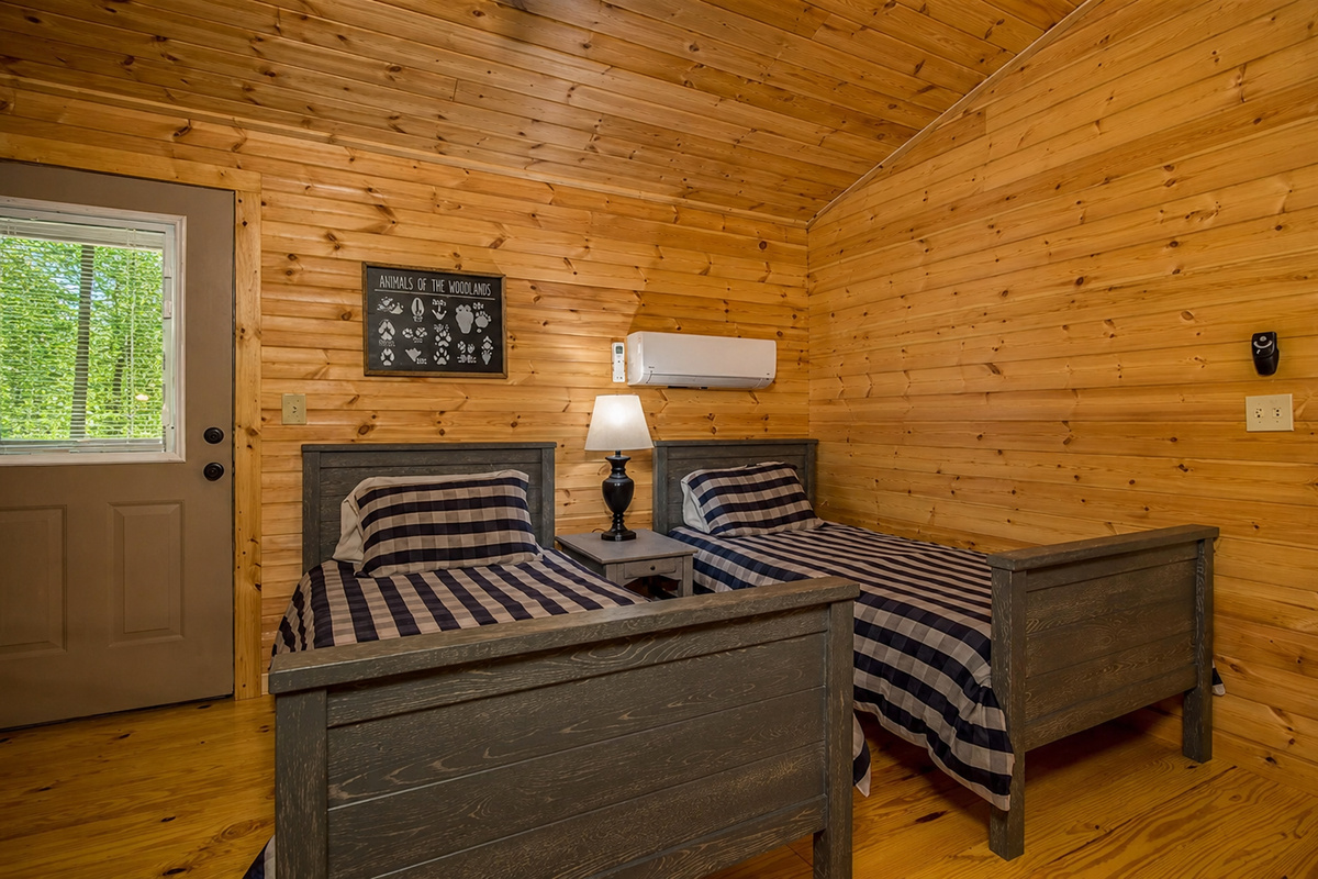 Twin Beds in Open Loft Bedroom