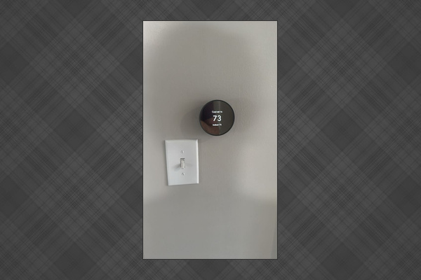 Smart thermostat for easy tempurature control.