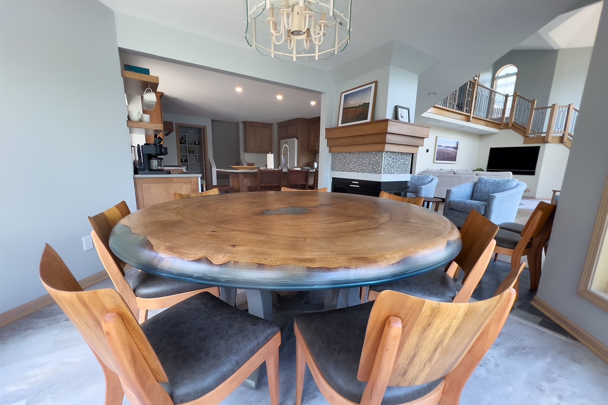 View of Dining Room looking into the Kitchen