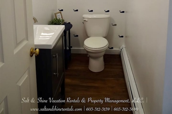 Downstairs half bath