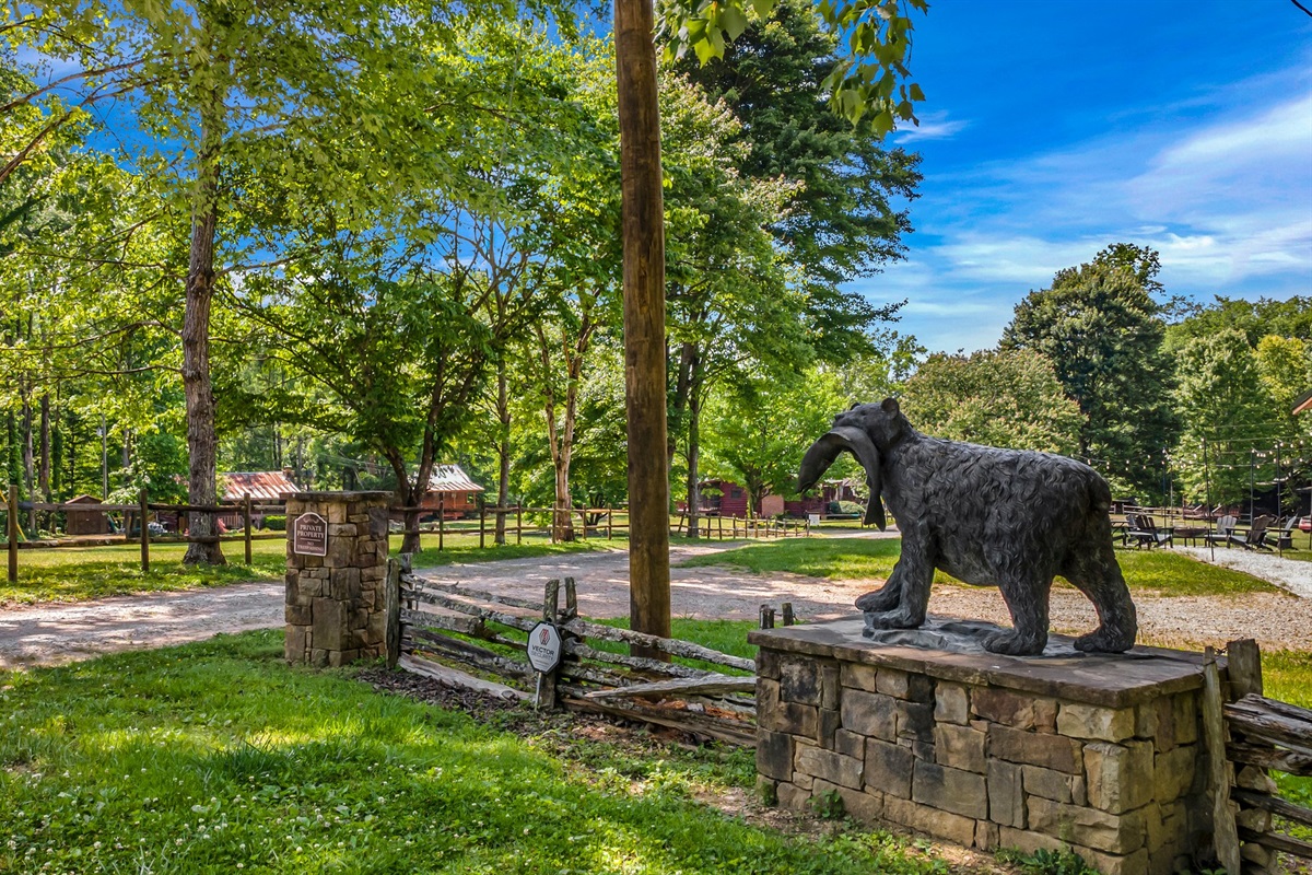 Entrance to our neighborhood