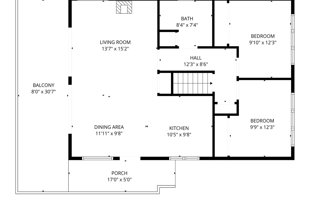 Main Level Floor Plan