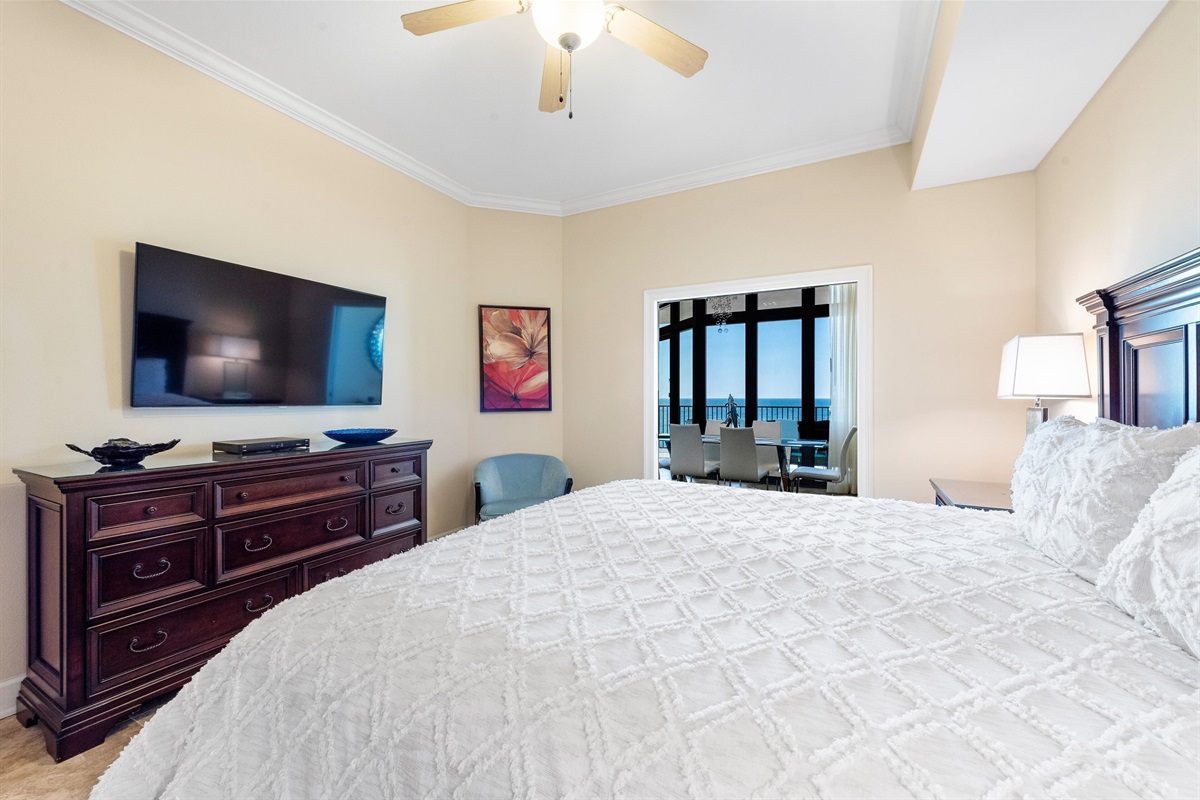 Primary Bedroom with balcony access