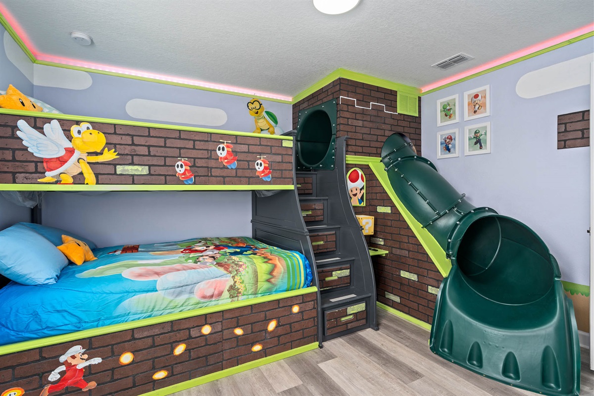 Super mario cheap crib bedding