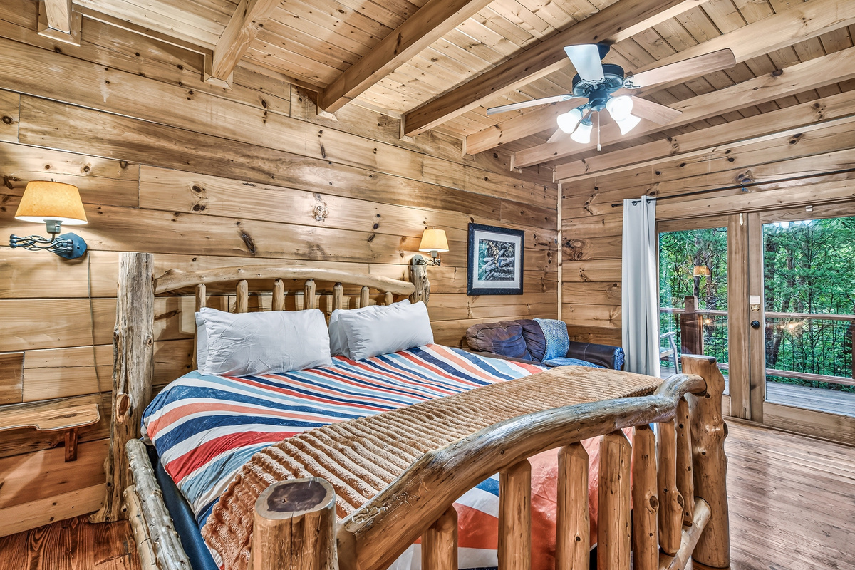 A cozy, private retreat designed for restful nights and effortless morning relaxation.