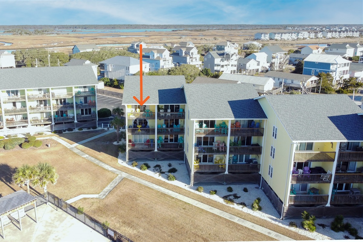 Our location within Building 6 of Surf Condos