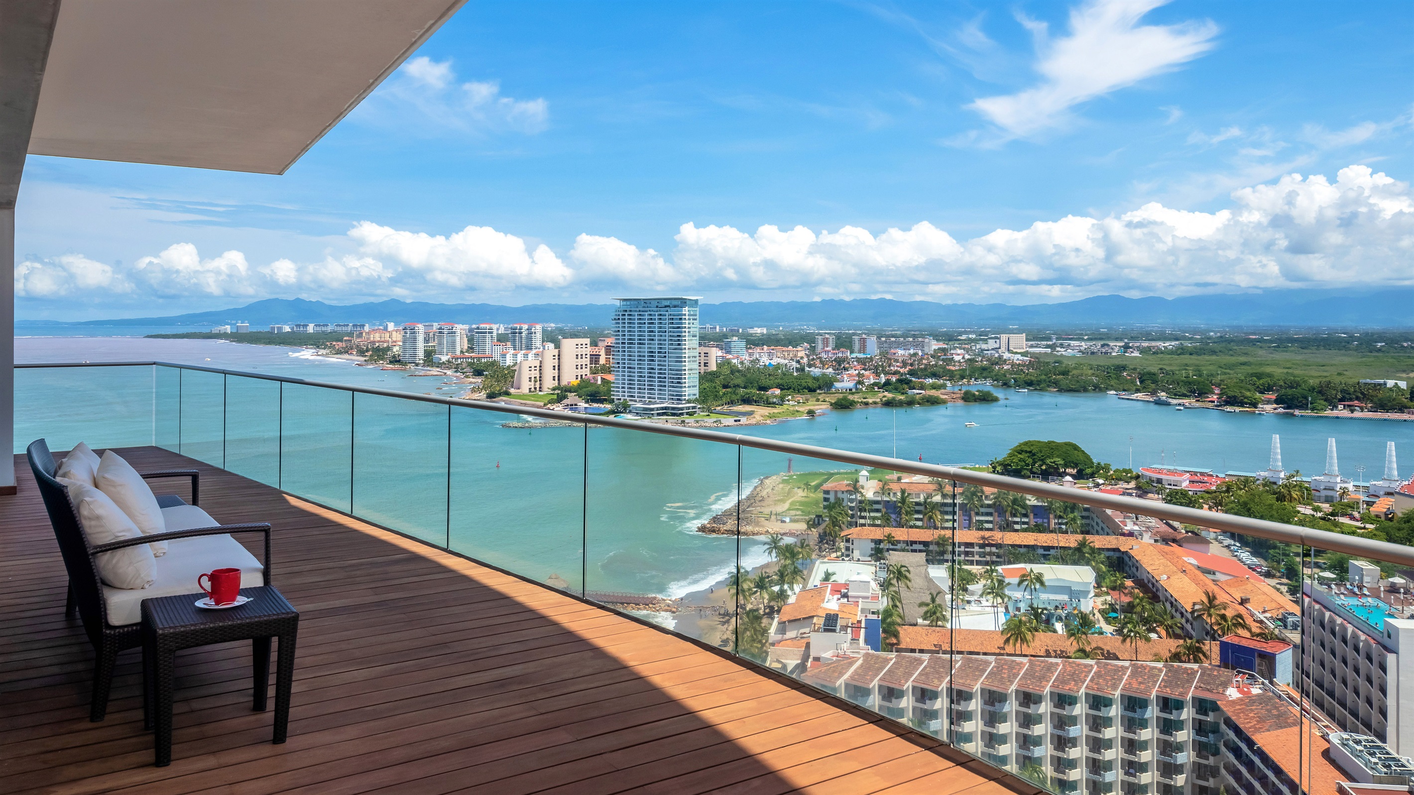 Balcony Views between Bedroom 3 and 4
