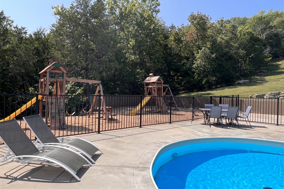 Community playground located by the 1st