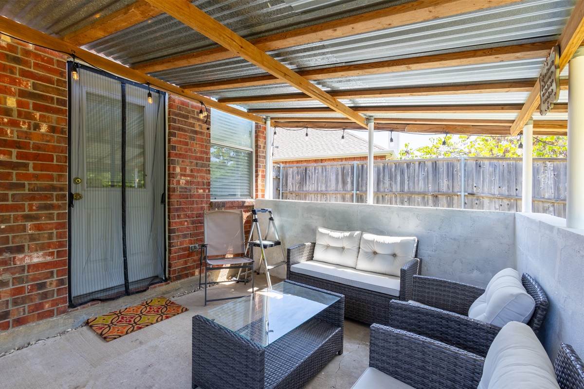 Covered Patio.