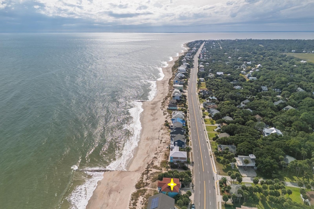 Looking Down the Beach