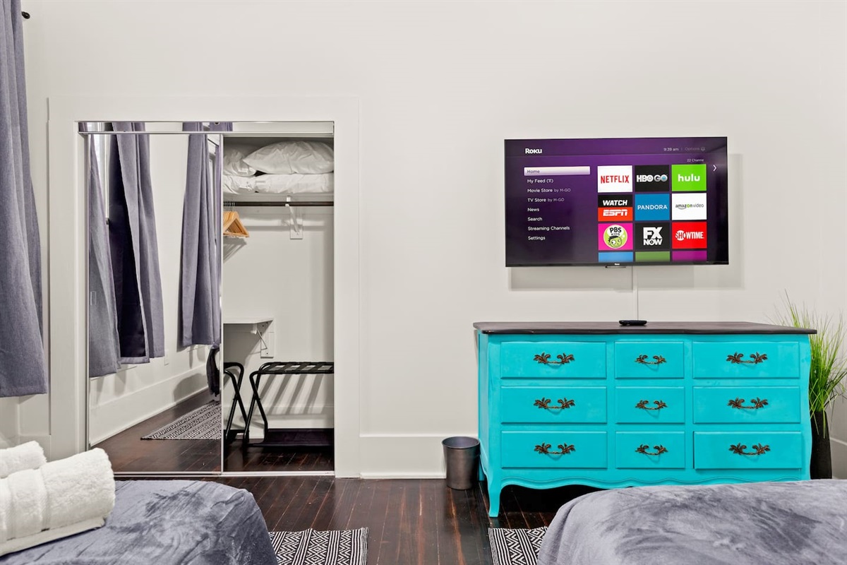 Chic and vibrant, our rooms offer a playful touch of color and modern amenities to ensure a delightful stay.