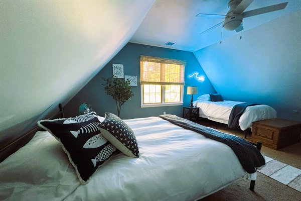 Second Floor "Make Waves" Bedroom