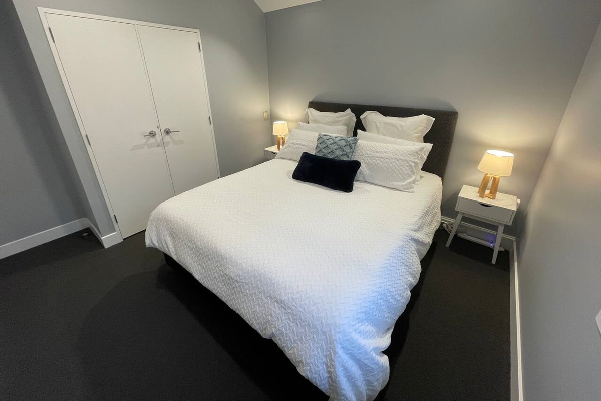 Bedroom with king bed