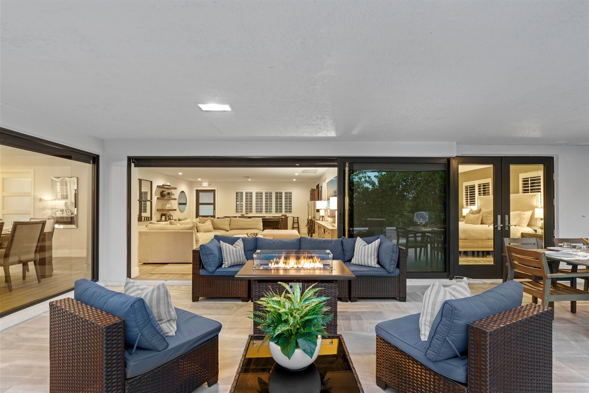 Enjoy Morning Coffee or Evening Wine on the Patio