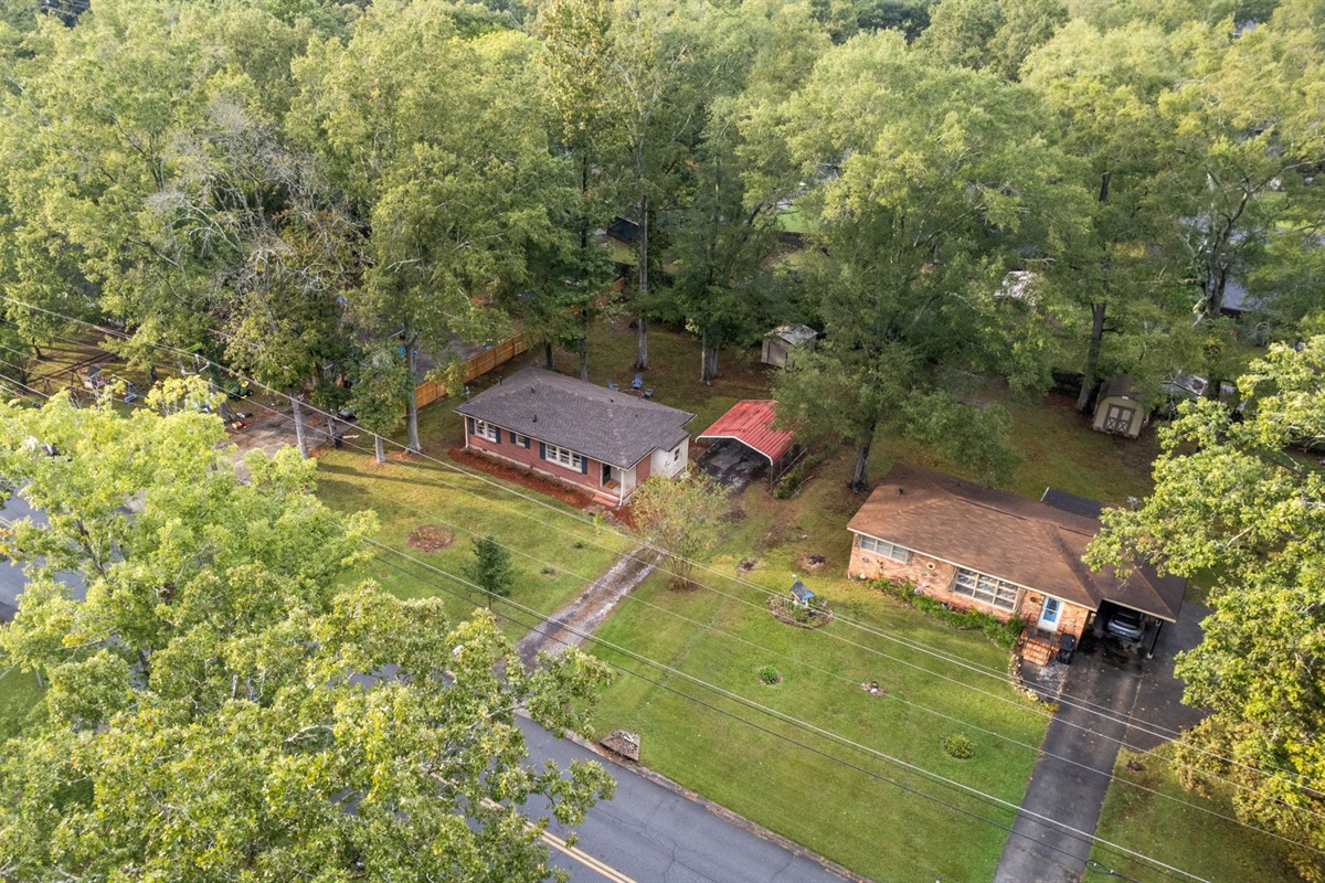 Aerial View of The Cottage on Elliott