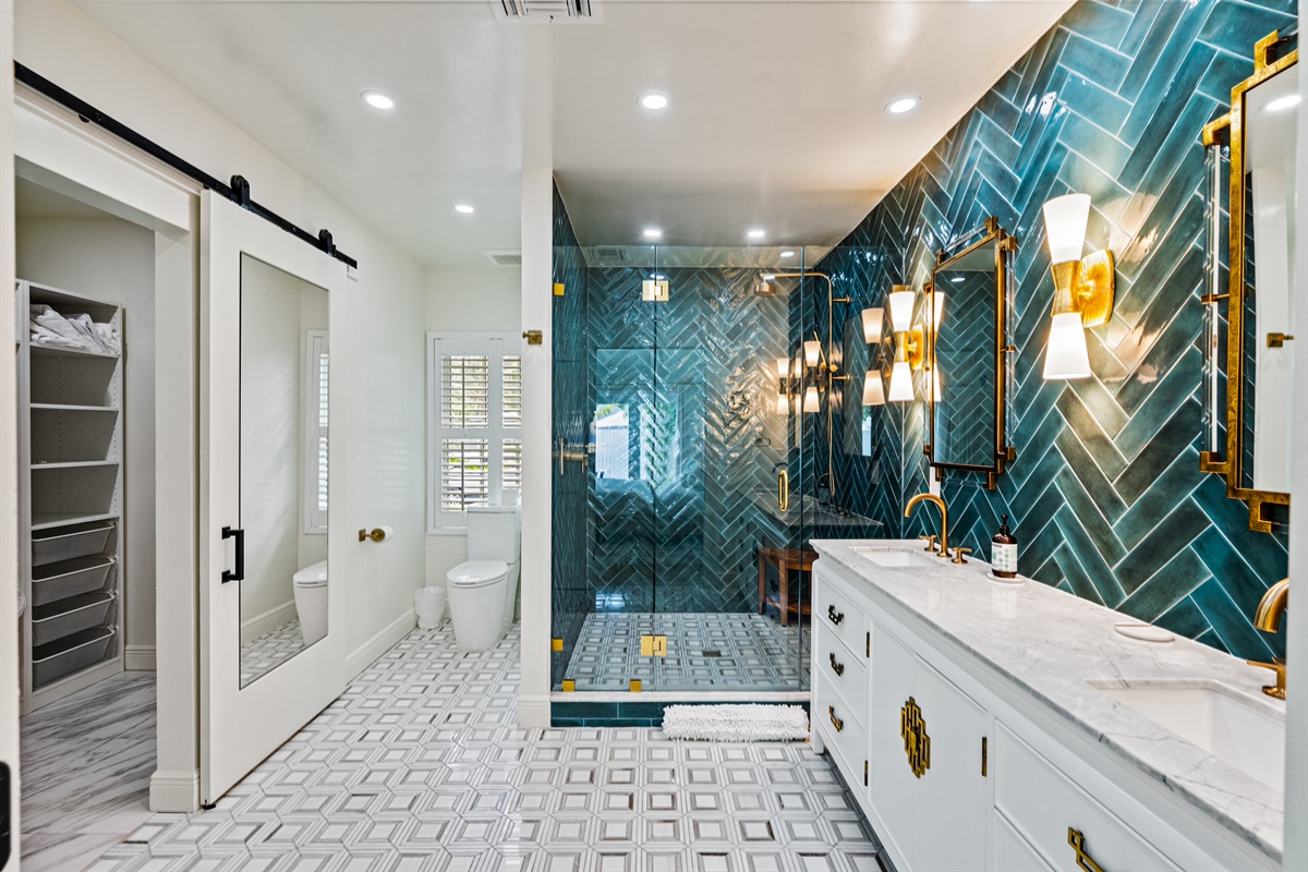 En-suite bathroom for added privacy and convenience.