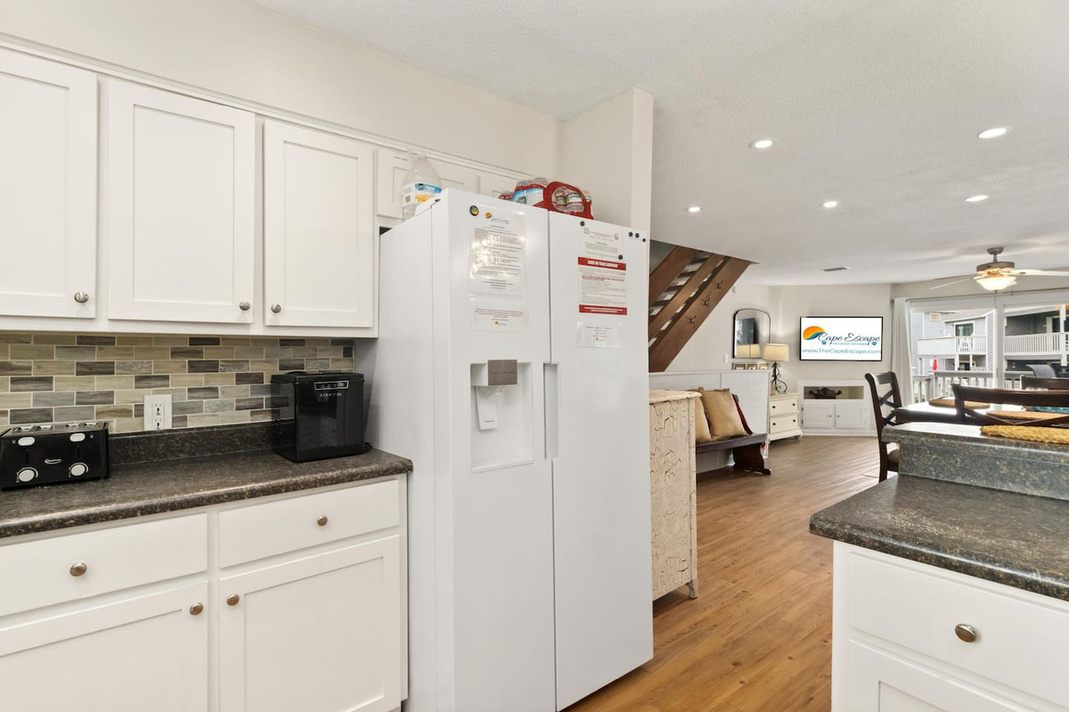 Fill the fridge with real groceries &mdash; a full-size refrigerator means you can eat like you're home, not at a motel.