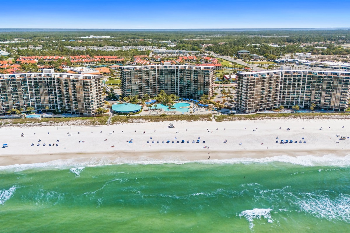 Beach View of Edgewater Resort