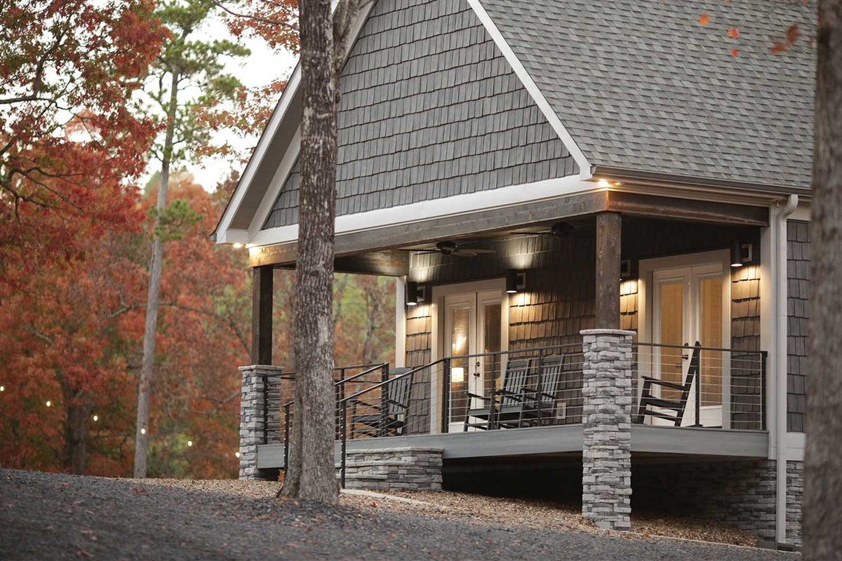 Rear porch