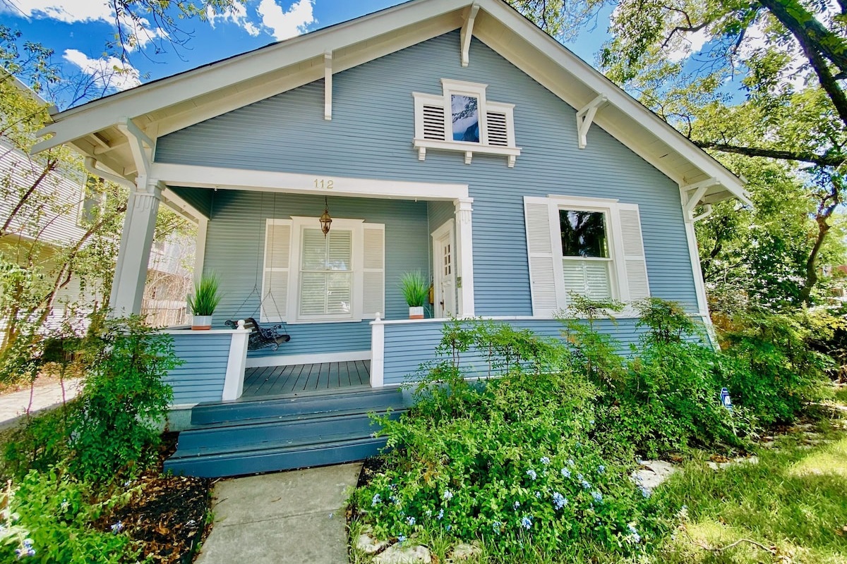 The historic 1920s home captures the character of San Antonio.