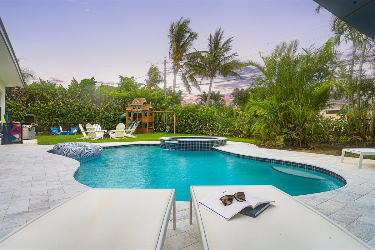 Enjoy a heated pool and bubbling spa&mdash;perfect for sun-soaked days and relaxing evenings.