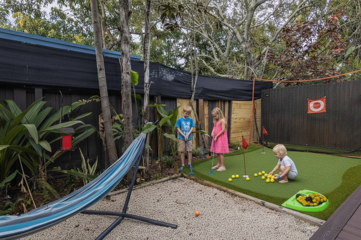 Future pros in training for putt putt ⛳👧🧒