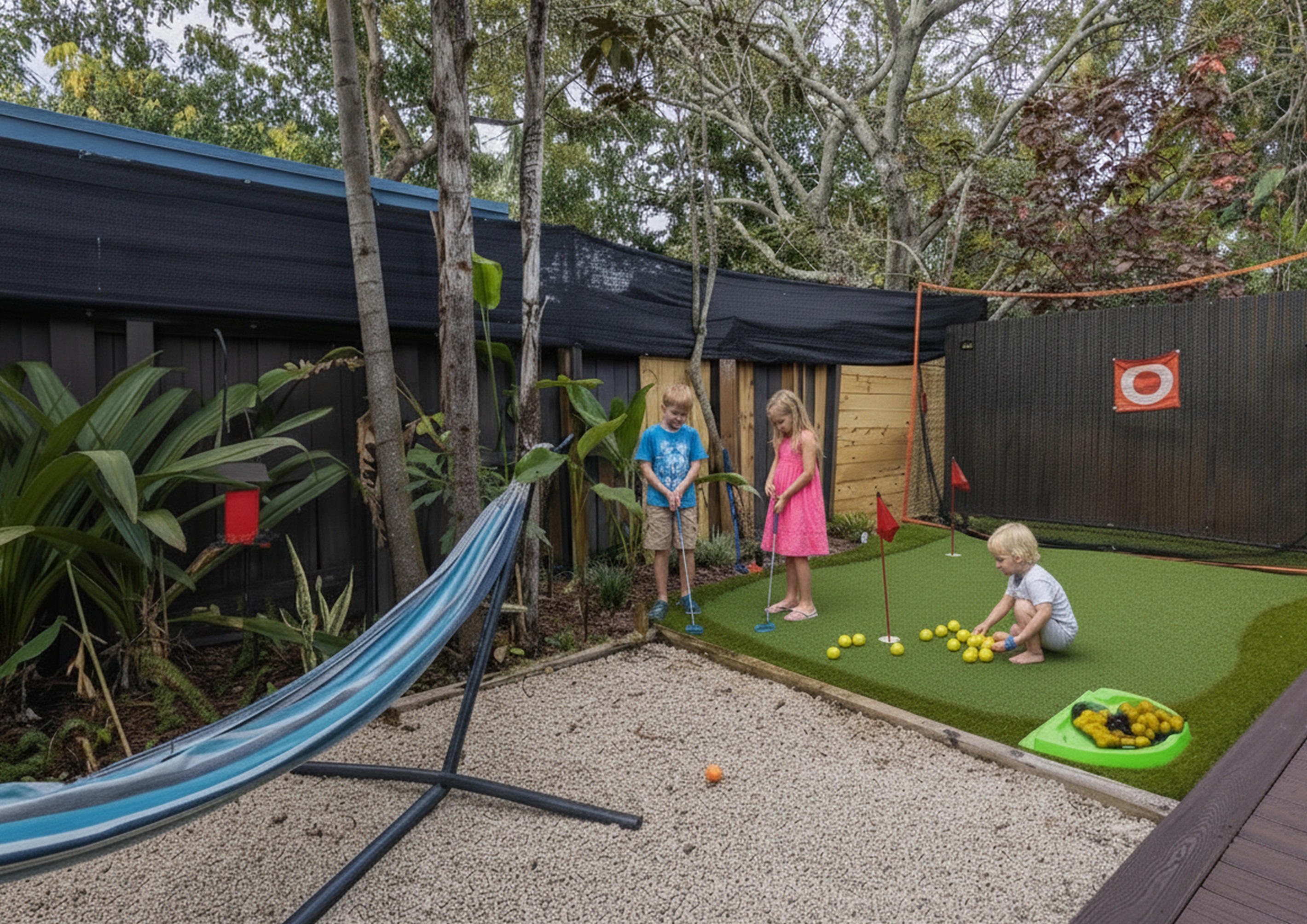 Future pros in training for putt putt ⛳👧🧒