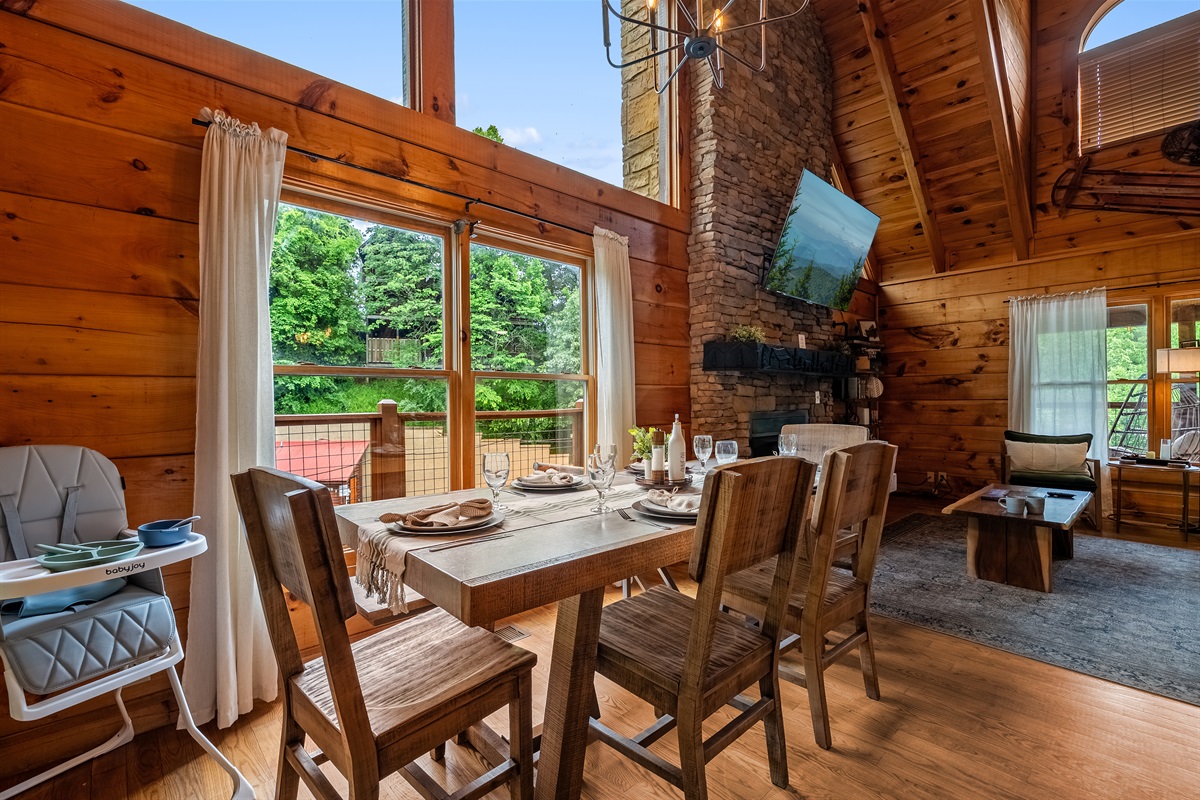 Designed for connection, this spacious great room allows your group to relax, dine, and spend time together without ever feeling separated.