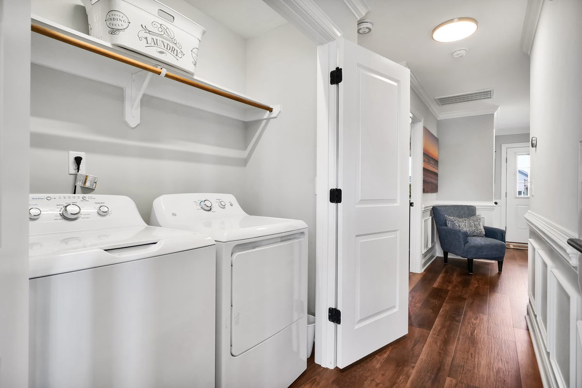 Full size Washer & Dryer for your convenience!