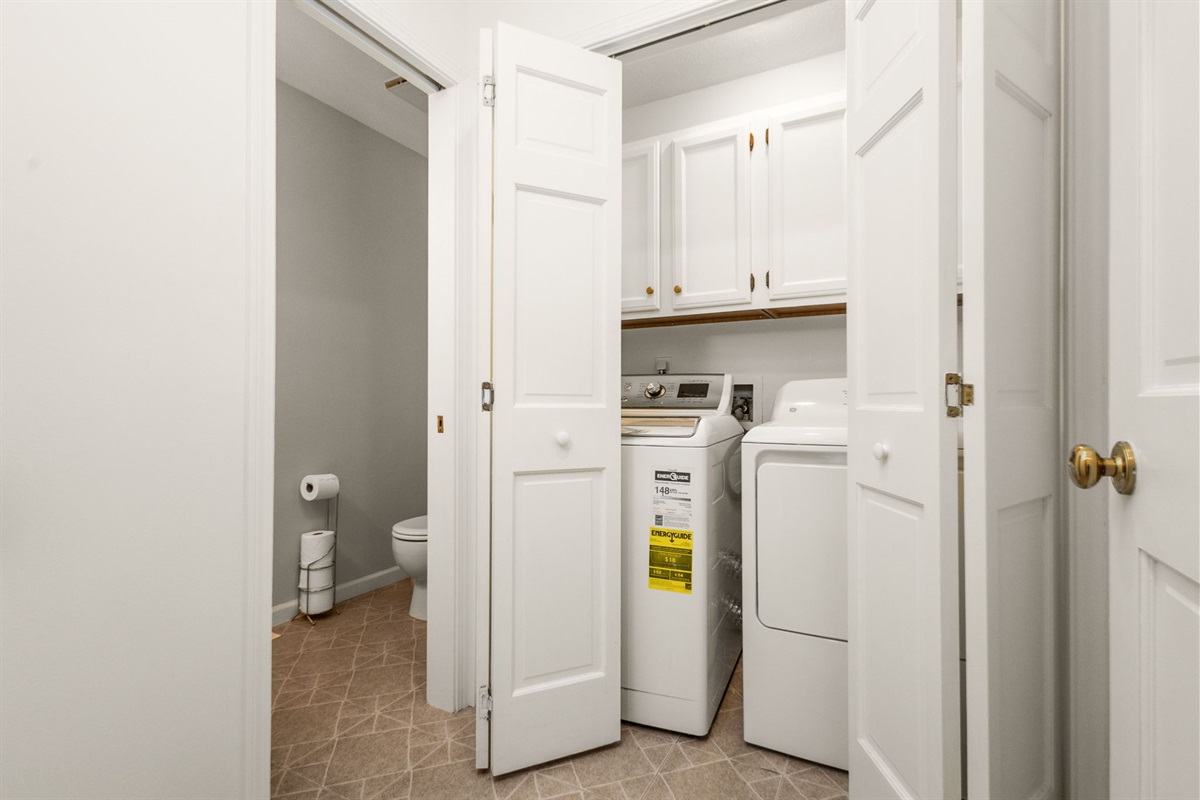 Laundry Room & Half Bath