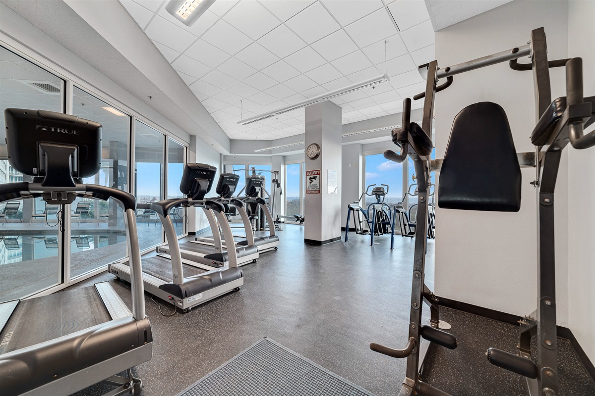 Elevate your workout with breathtaking ocean views. Stay fit and inspired in our well-equipped fitness center.